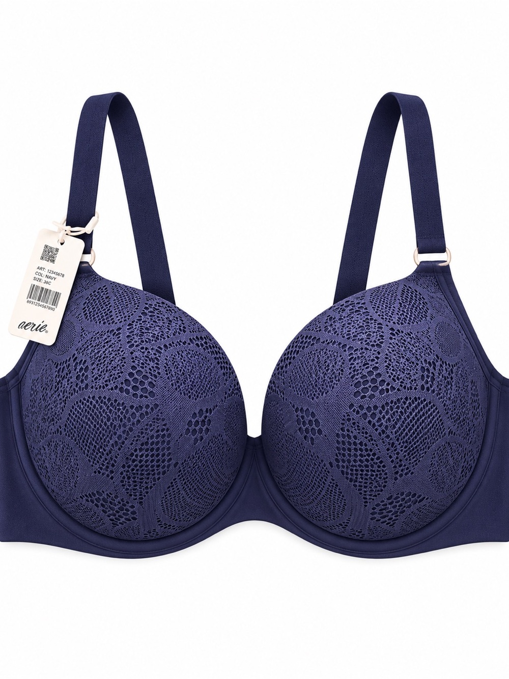 aerie Navy Bow Hair Accessory